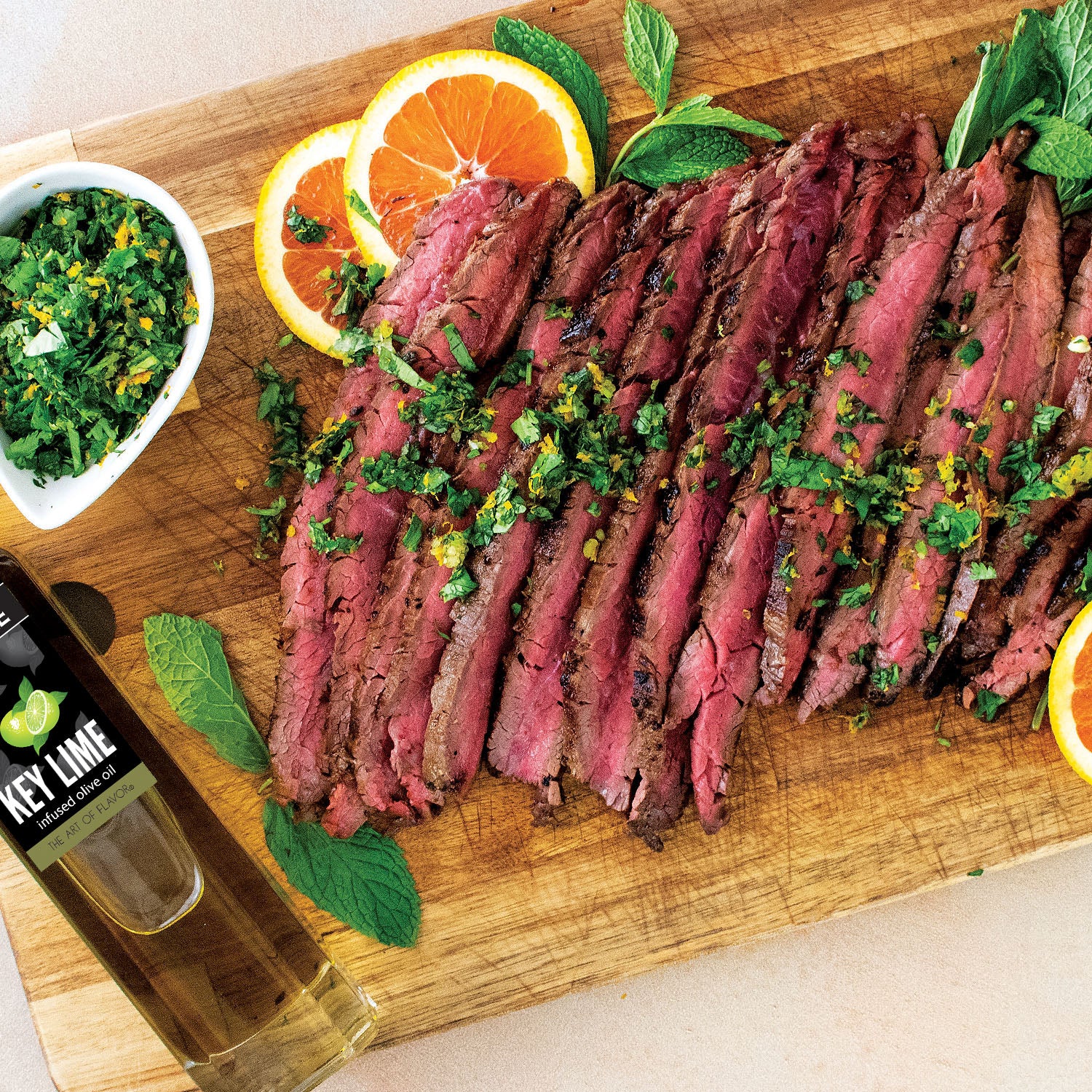 Flank Steak with Mojo Gremolata