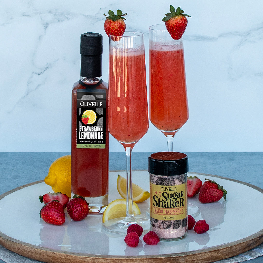 Strawberry Lemonade Mimosa