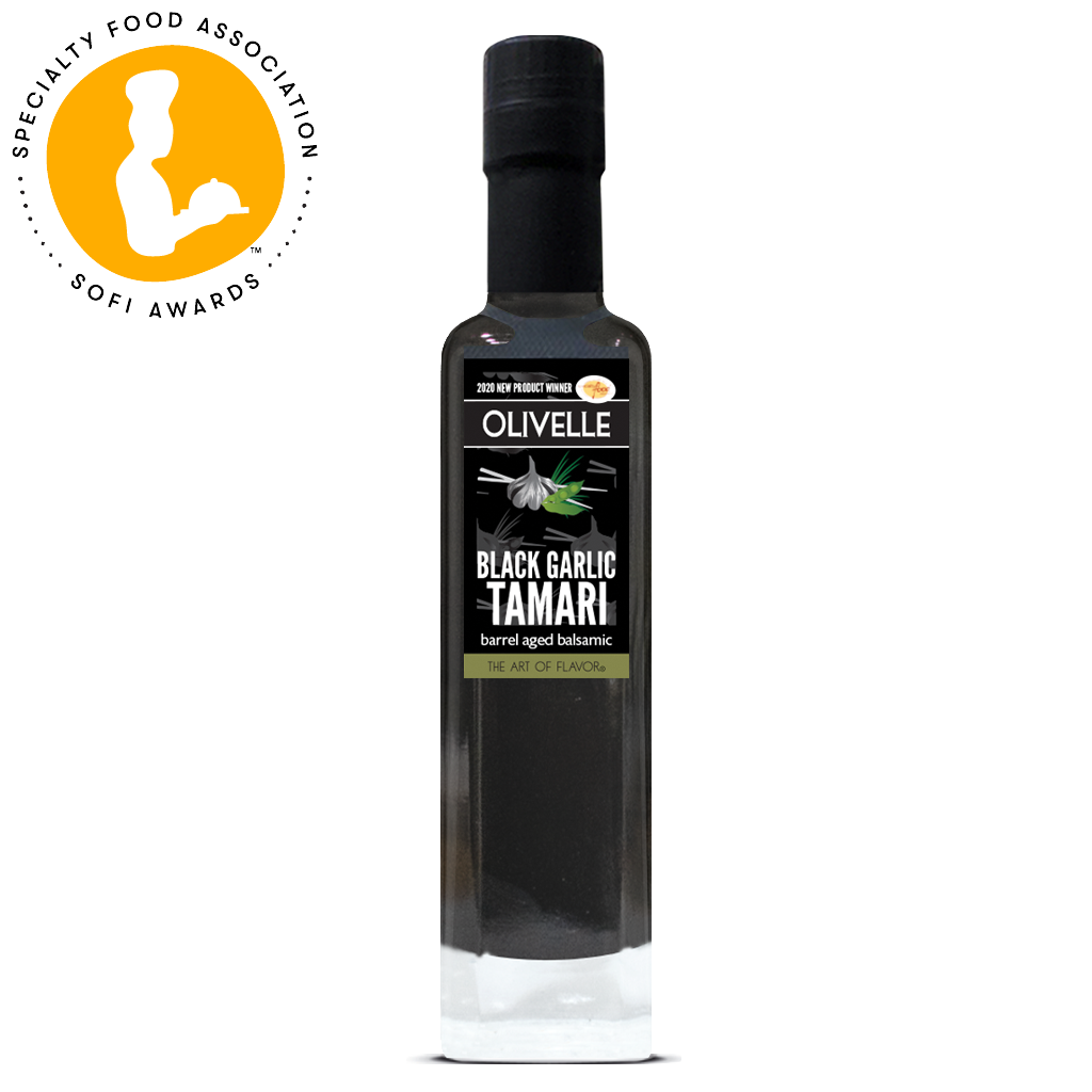 Black Garlic Tamari Barrel Aged Balsamic