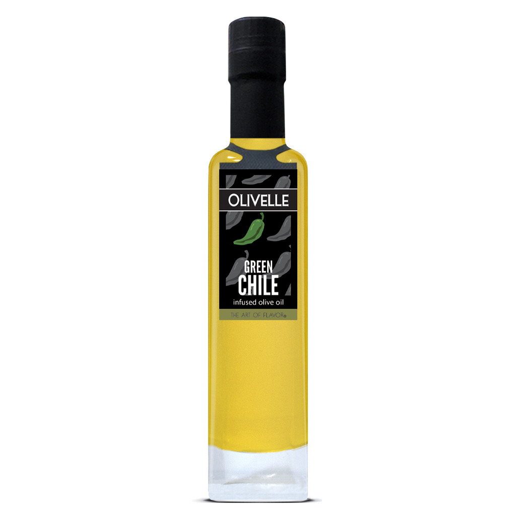 Green Chile Infused Olive Oil