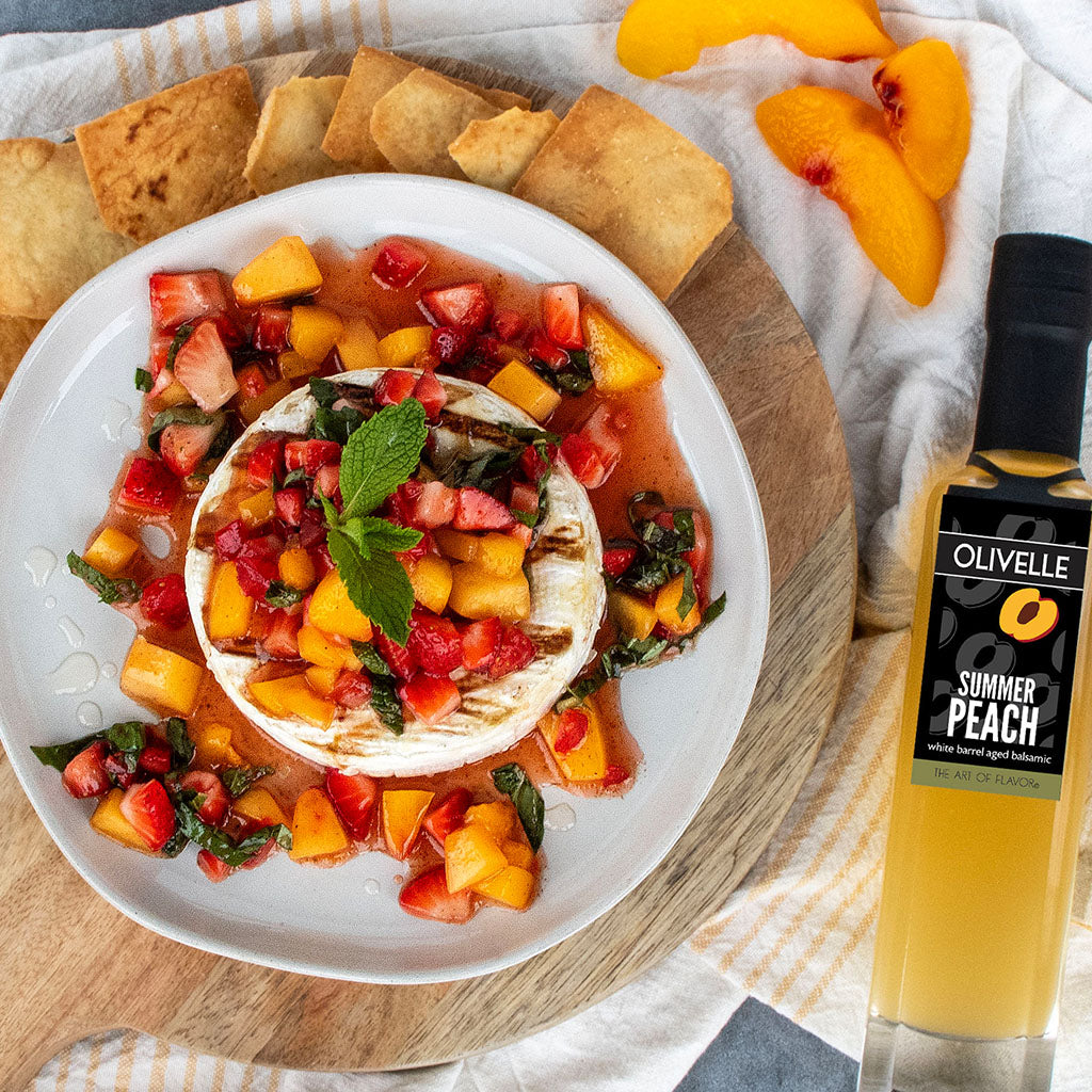 Grilled Brie with Peach Salsa - Recipe Gift Kit