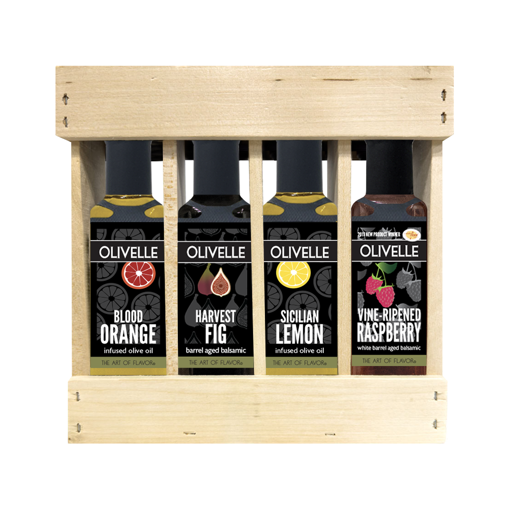 Oil and Vinegar Sweet Pairings Sampler Gift Crate