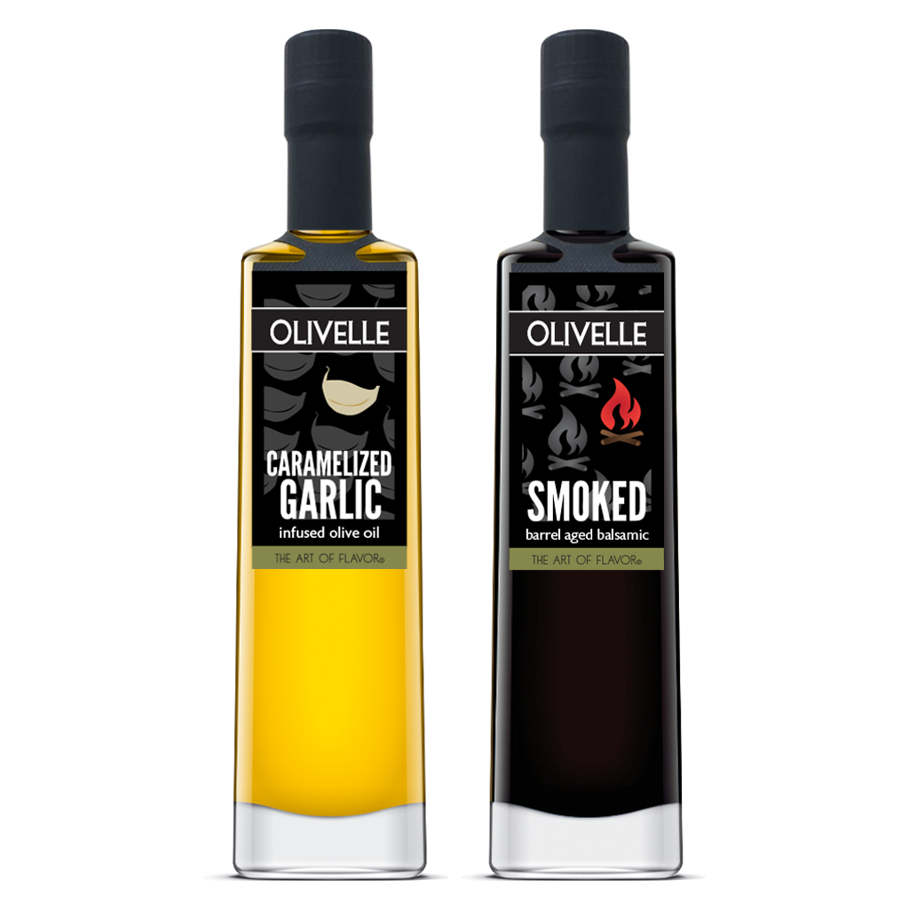 Perfect Pairing - Caramelized Garlic Olive Oil & Smoked Balsamic